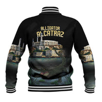 Everglades Alligator Alcatraz Florida Baseball Jacket - Wonder Print Shop