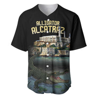 Everglades Alligator Alcatraz Florida Baseball Jersey - Wonder Print Shop