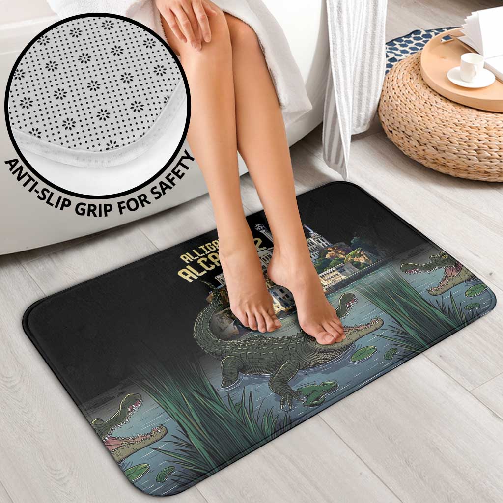 Everglades Alligator Alcatraz Florida Bathroom Set - Wonder Print Shop