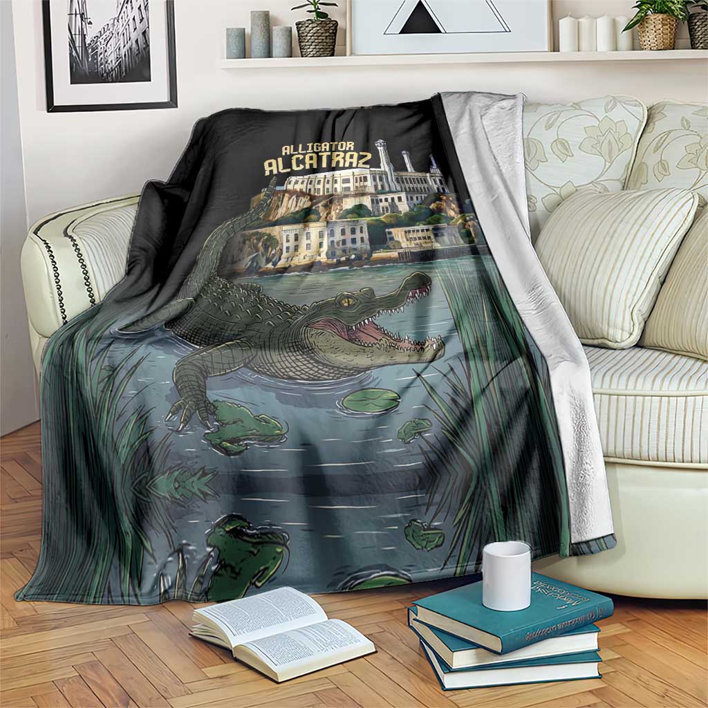 Everglades Alligator Alcatraz Florida Blanket - Wonder Print Shop