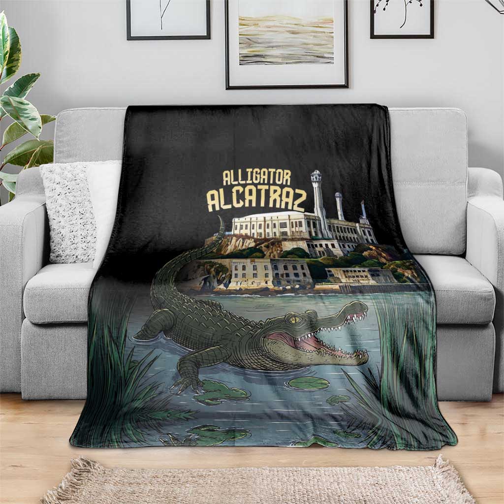 Everglades Alligator Alcatraz Florida Blanket - Wonder Print Shop