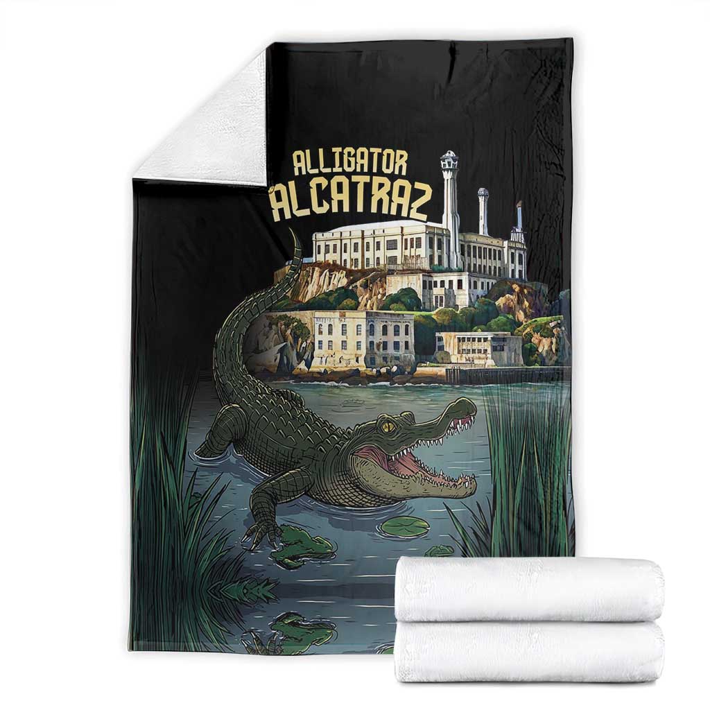 Everglades Alligator Alcatraz Florida Blanket - Wonder Print Shop