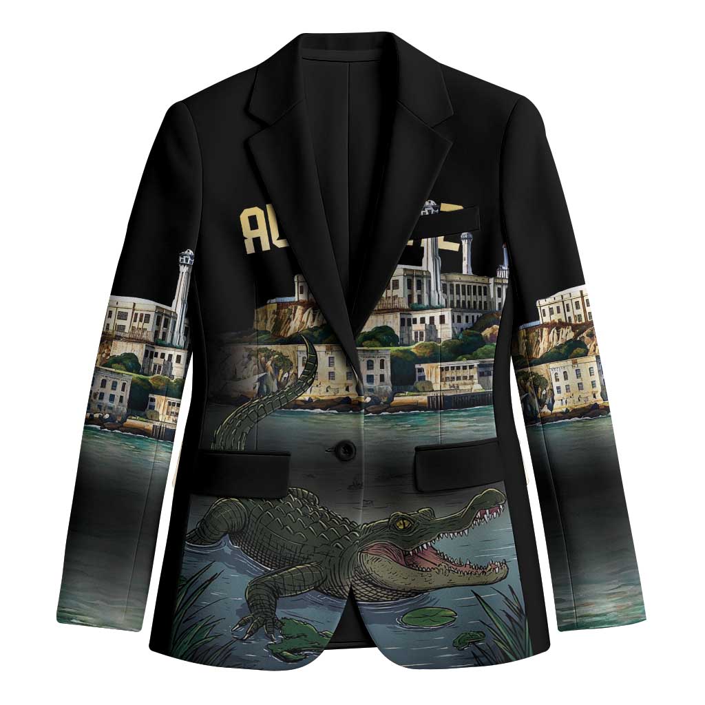 Everglades Alligator Alcatraz Florida Blazer - Wonder Print Shop