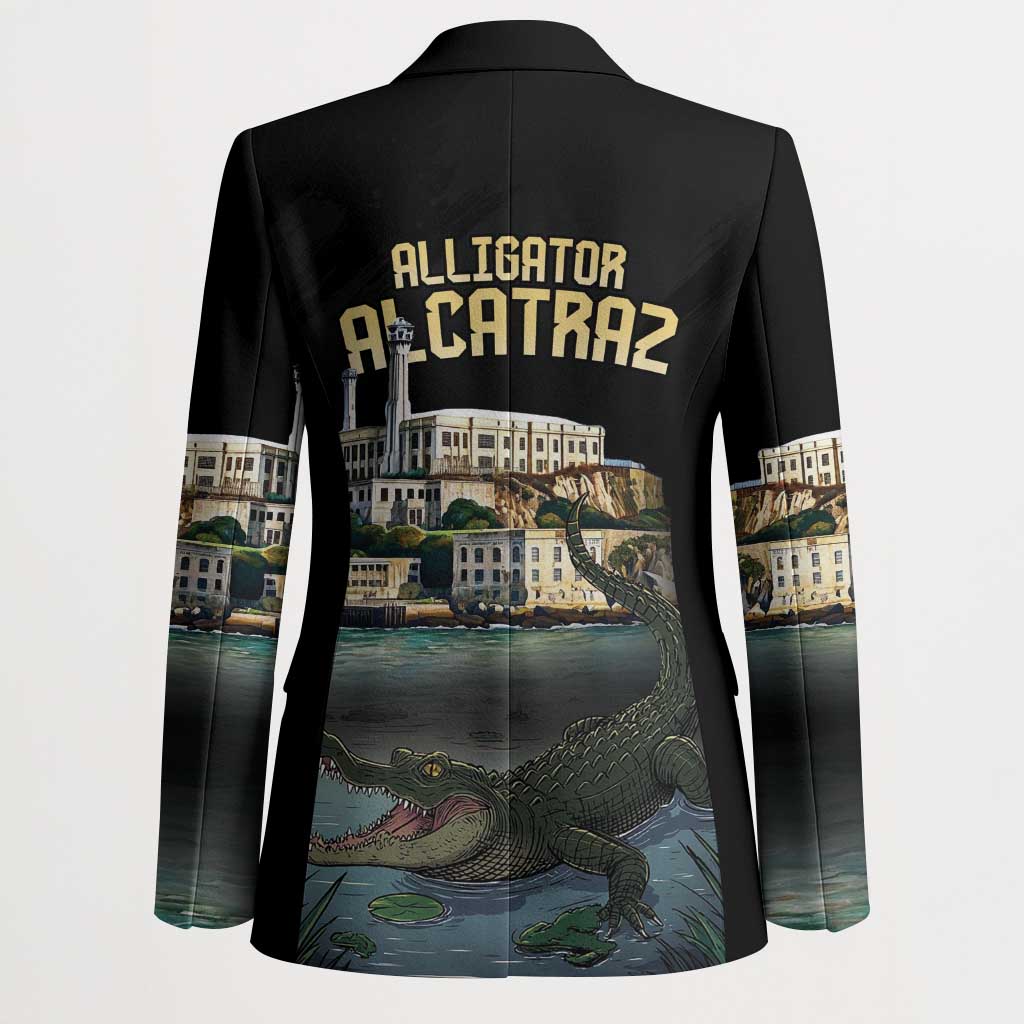 Everglades Alligator Alcatraz Florida Blazer - Wonder Print Shop