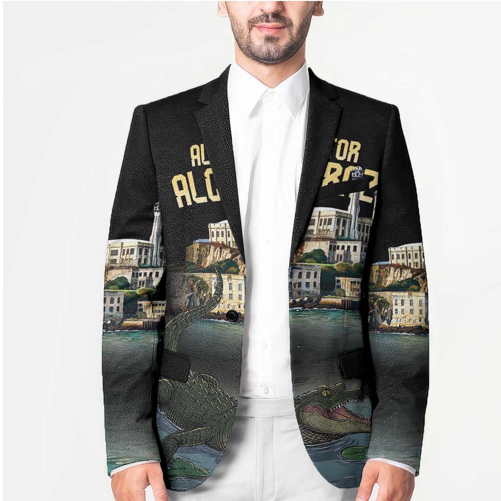 Everglades Alligator Alcatraz Florida Blazer - Wonder Print Shop
