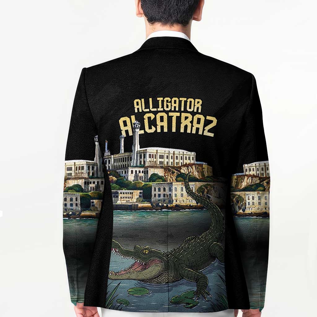 Everglades Alligator Alcatraz Florida Blazer - Wonder Print Shop