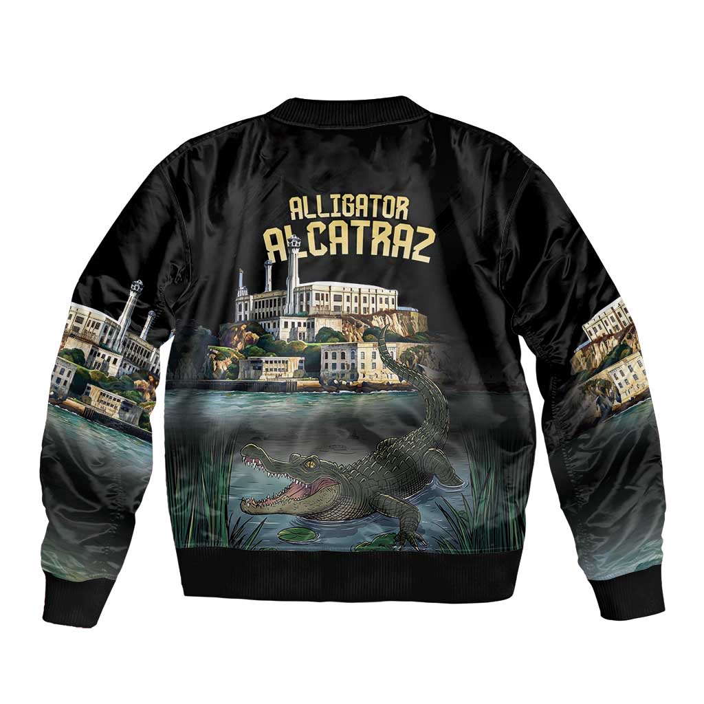 Everglades Alligator Alcatraz Florida Bomber Jacket - Wonder Print Shop