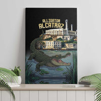 Everglades Alligator Alcatraz Florida Canvas Wall Art - Wonder Print Shop