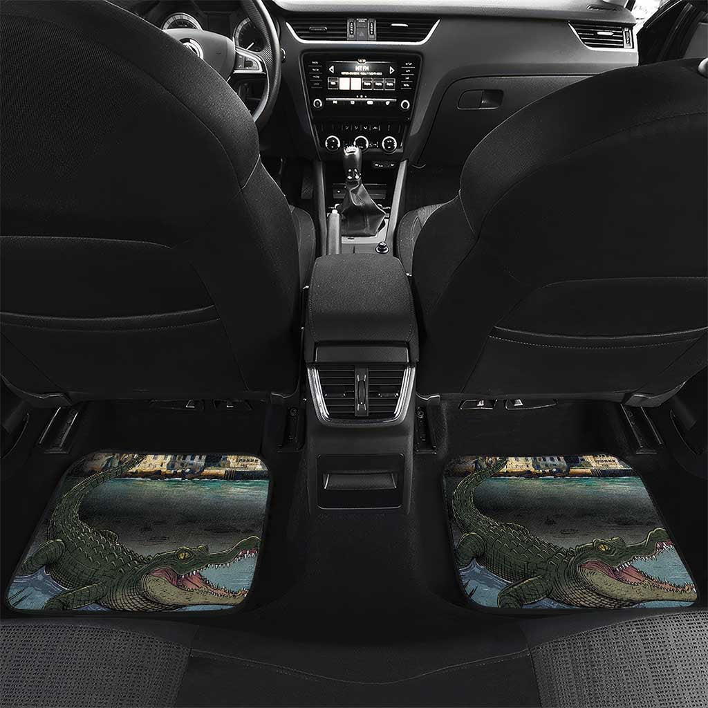 Everglades Alligator Alcatraz Florida Car Mats - Wonder Print Shop
