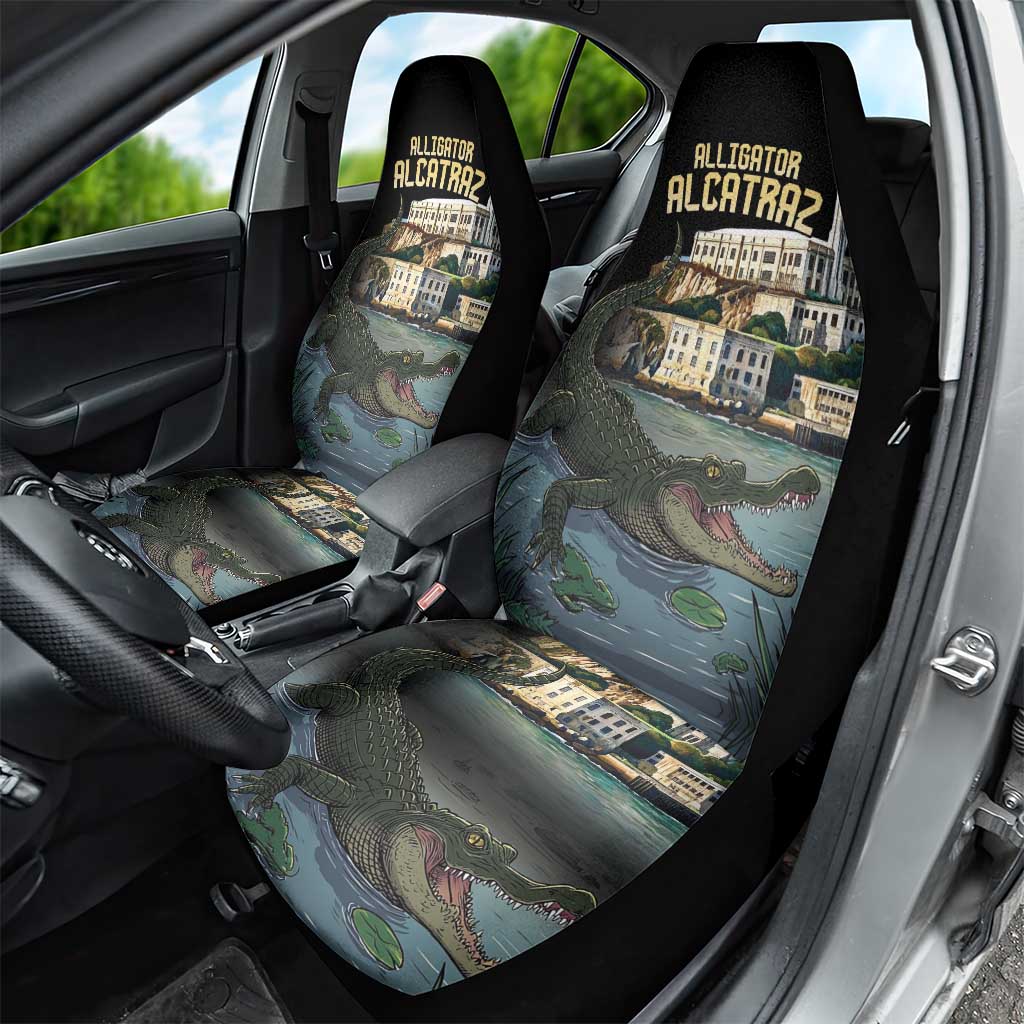 Everglades Alligator Alcatraz Florida Car Seat Cover - Wonder Print Shop