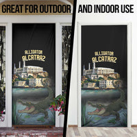 Everglades Alligator Alcatraz Florida Door Cover - Wonder Print Shop