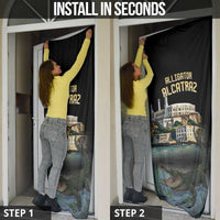 Everglades Alligator Alcatraz Florida Door Cover - Wonder Print Shop