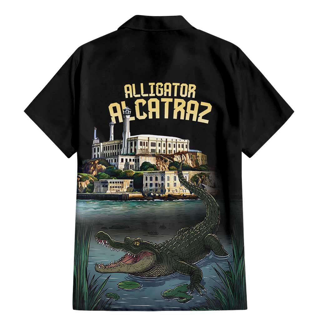 Everglades Alligator Alcatraz Florida Family Matching Mermaid Dress and Hawaiian Shirt - Wonder Print Shop