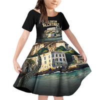 Everglades Alligator Alcatraz Florida Family Matching Off Shoulder Short Dress and Hawaiian Shirt - Wonder Print Shop
