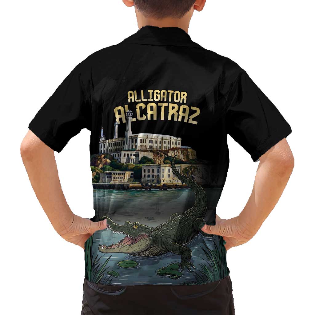 Everglades Alligator Alcatraz Florida Family Matching Puletasi and Hawaiian Shirt - Wonder Print Shop