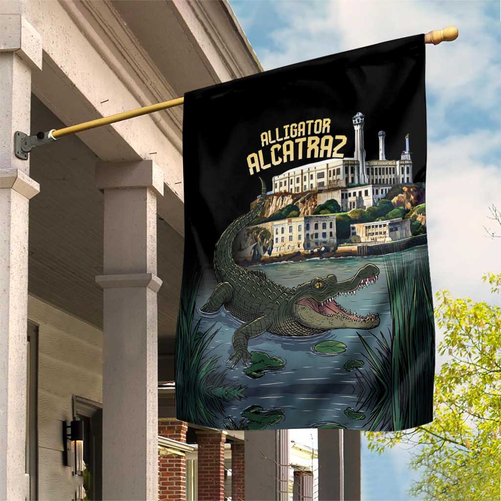 Everglades Alligator Alcatraz Florida Garden Flag - Wonder Print Shop