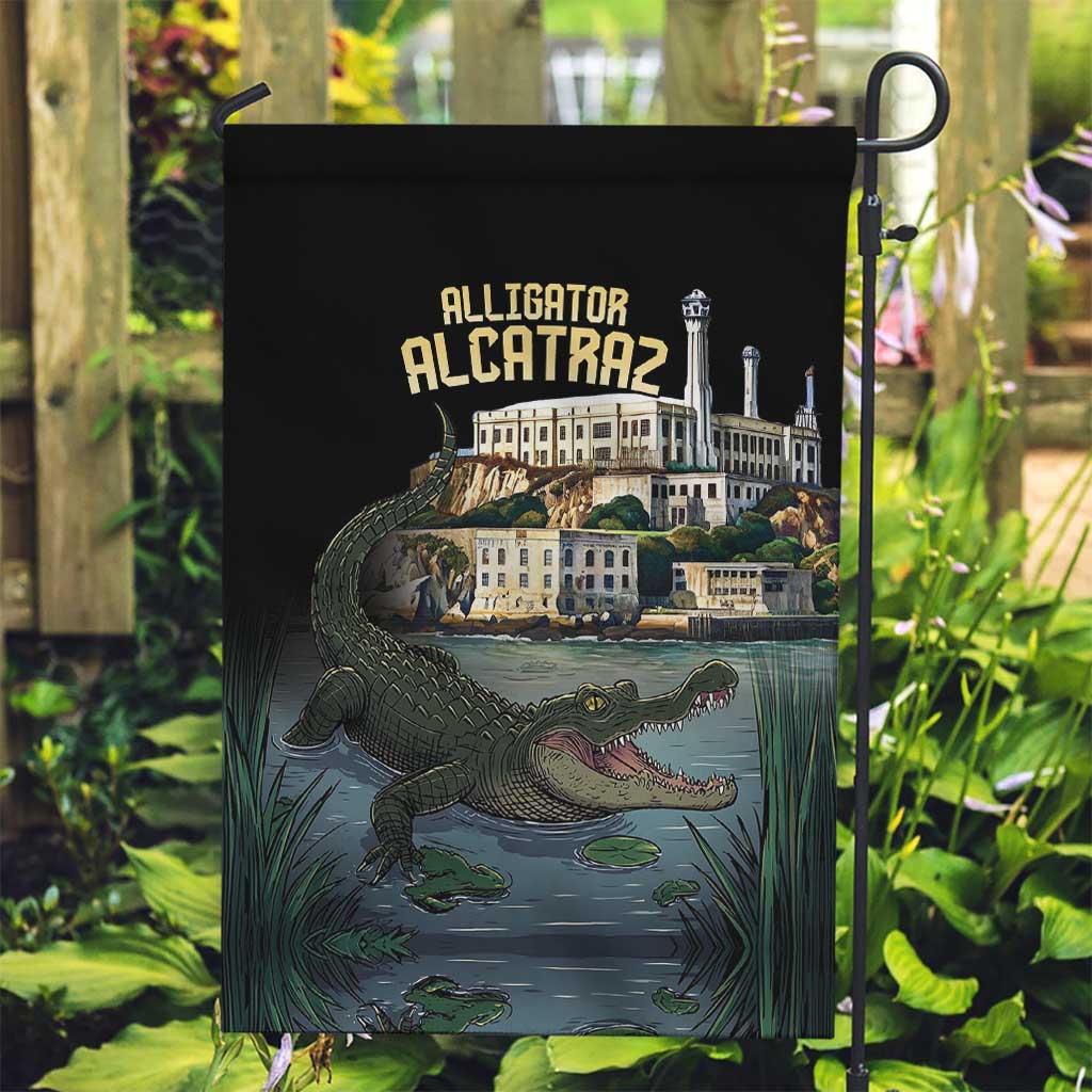 Everglades Alligator Alcatraz Florida Garden Flag - Wonder Print Shop