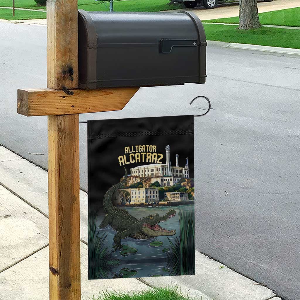 Everglades Alligator Alcatraz Florida Garden Flag - Wonder Print Shop