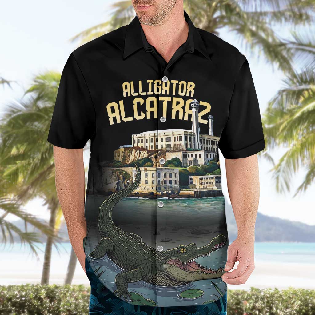 Everglades Alligator Alcatraz Florida Hawaiian Shirt - Wonder Print Shop