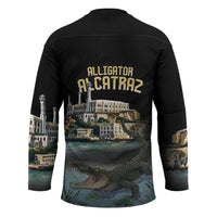 Everglades Alligator Alcatraz Florida Hockey Jersey - Wonder Print Shop