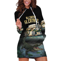 Everglades Alligator Alcatraz Florida Hoodie Dress - Wonder Print Shop