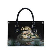 Everglades Alligator Alcatraz Florida Leather Bag - Wonder Print Shop