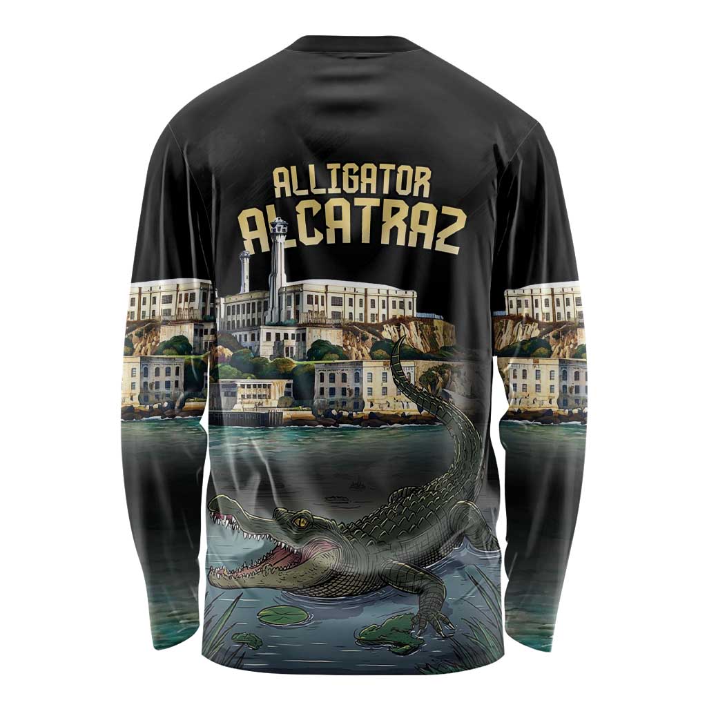 Everglades Alligator Alcatraz Florida Long Sleeve Shirt - Wonder Print Shop