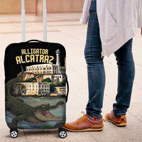 Everglades Alligator Alcatraz Florida Luggage Cover - Wonder Print Shop