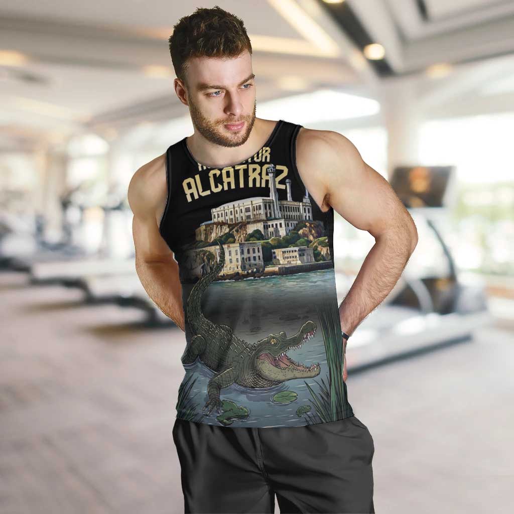 Everglades Alligator Alcatraz Florida Men Tank Top - Wonder Print Shop