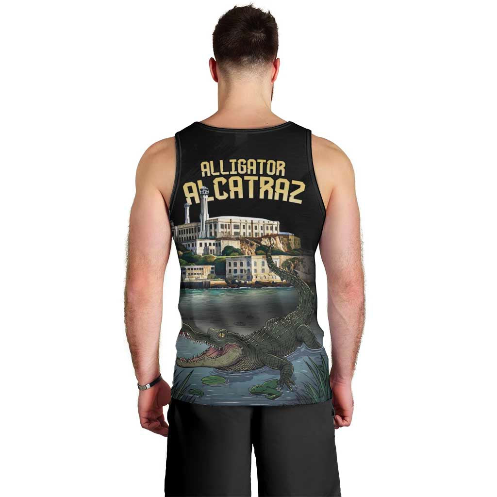 Everglades Alligator Alcatraz Florida Men Tank Top - Wonder Print Shop