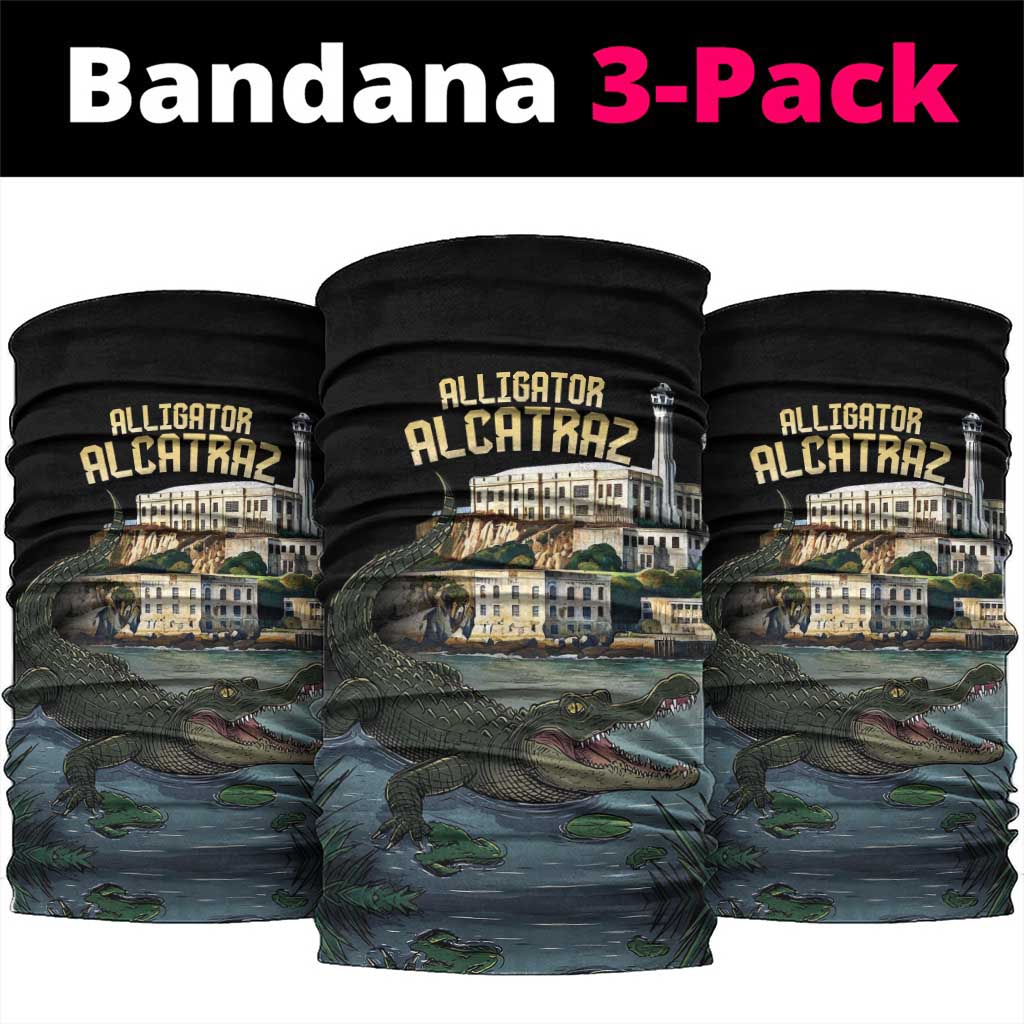 Everglades Alligator Alcatraz Florida Neck Gaiter - Wonder Print Shop