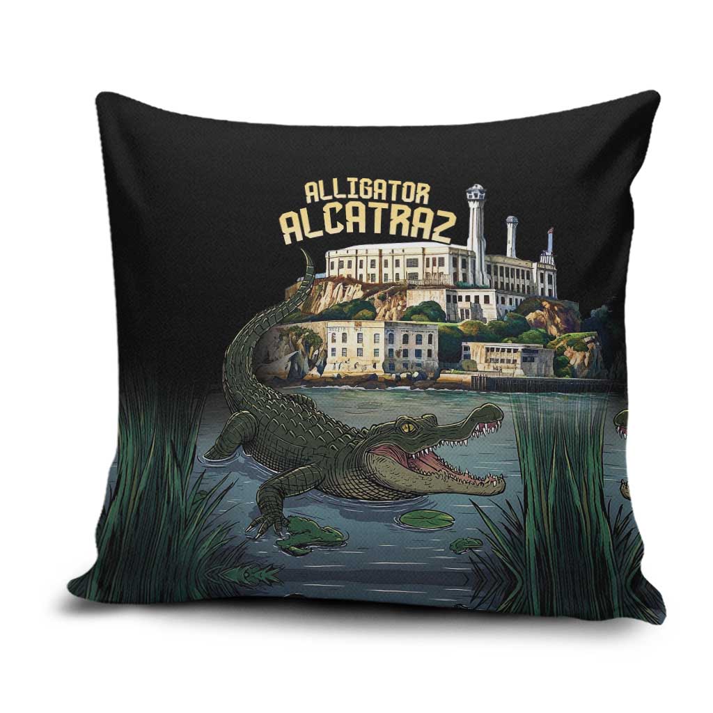 Everglades Alligator Alcatraz Florida Pillow Cover - Wonder Print Shop