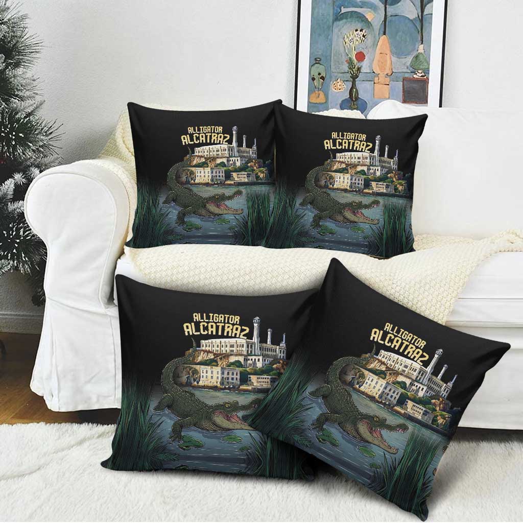 Everglades Alligator Alcatraz Florida Pillow Cover - Wonder Print Shop