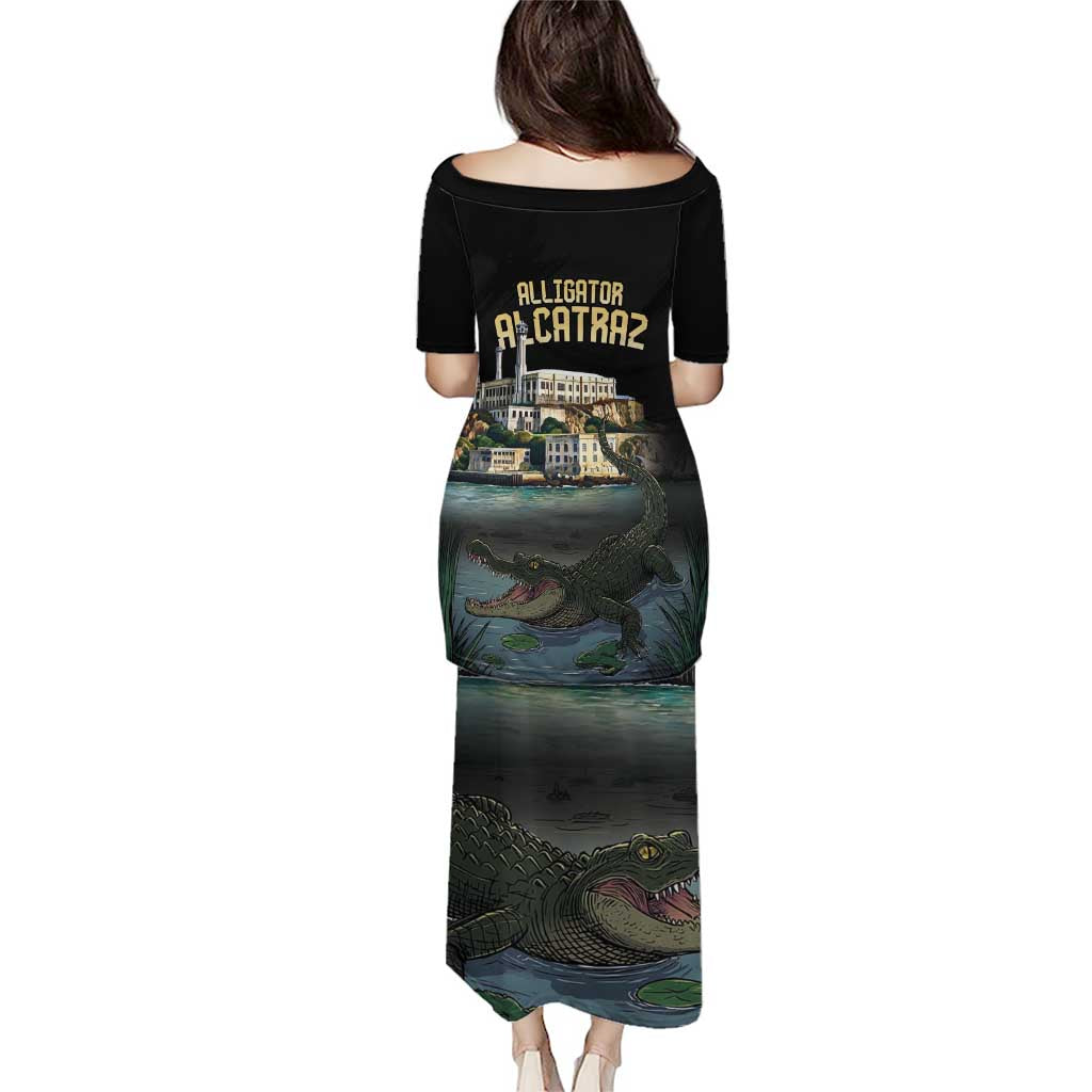 Everglades Alligator Alcatraz Florida Puletasi - Wonder Print Shop