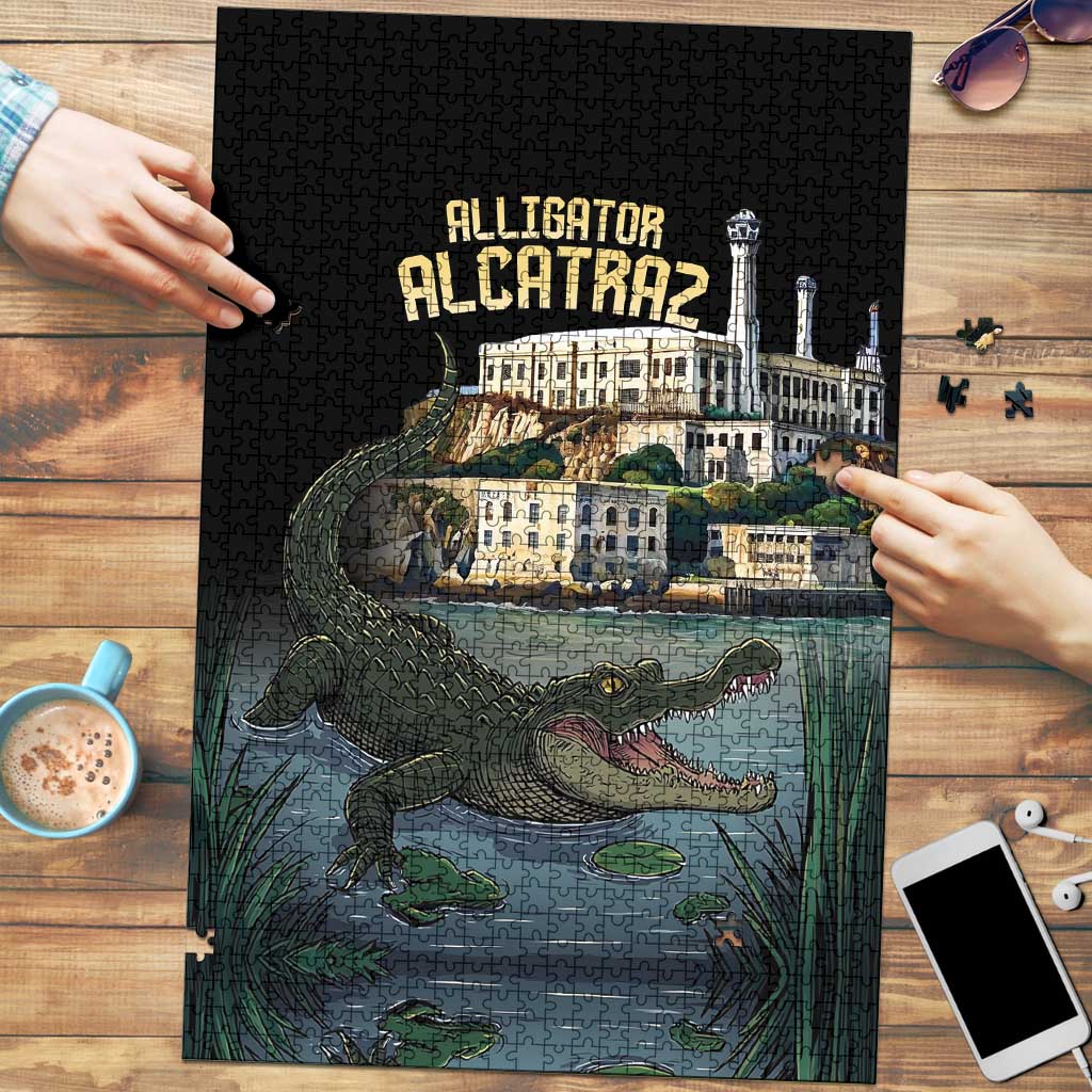 Everglades Alligator Alcatraz Florida Puzzle - Wonder Print Shop