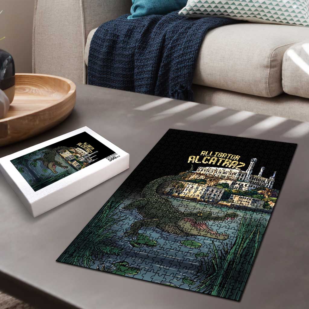 Everglades Alligator Alcatraz Florida Puzzle - Wonder Print Shop