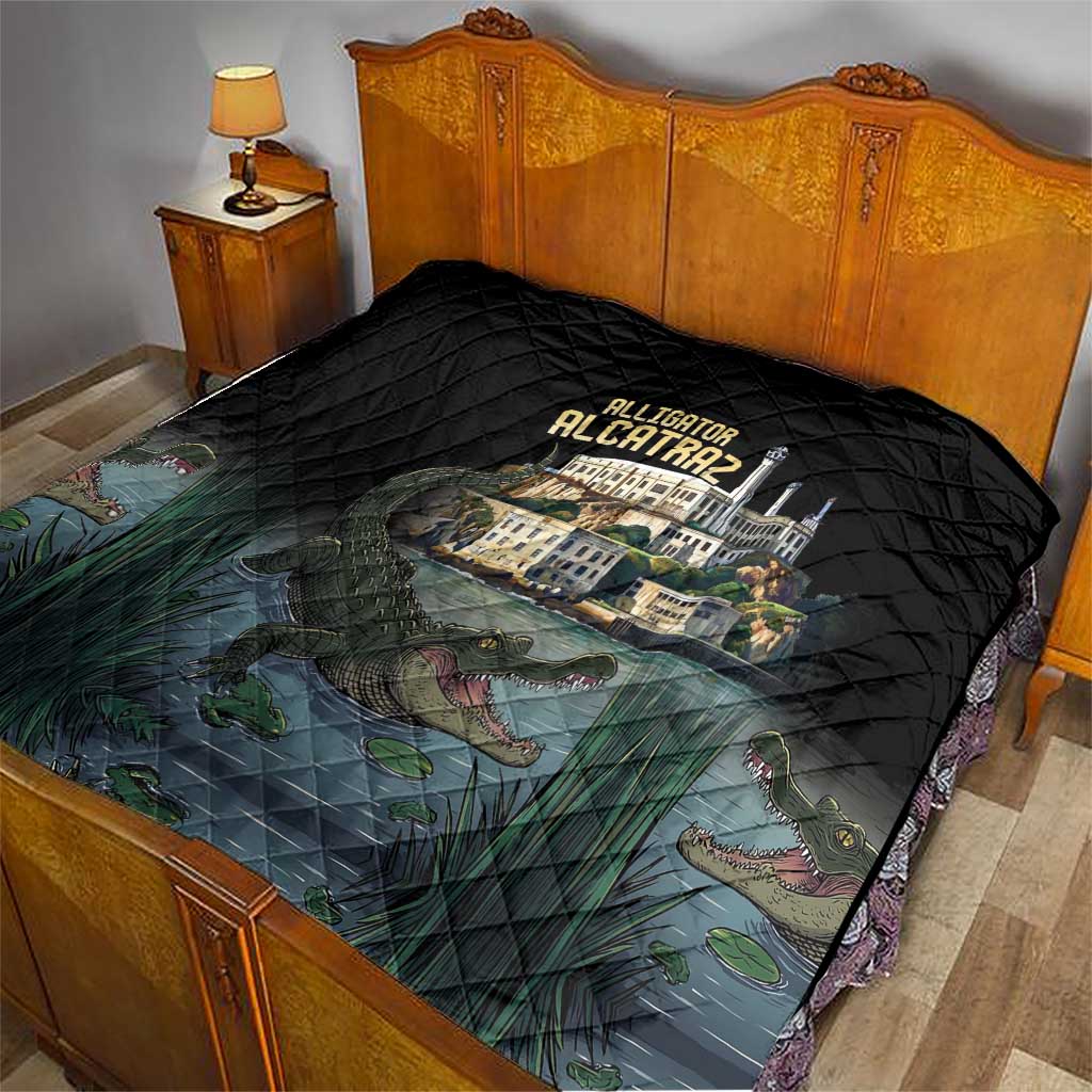 Everglades Alligator Alcatraz Florida Quilt - Wonder Print Shop
