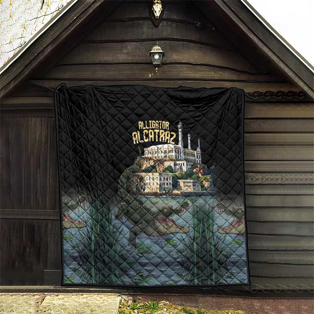 Everglades Alligator Alcatraz Florida Quilt - Wonder Print Shop
