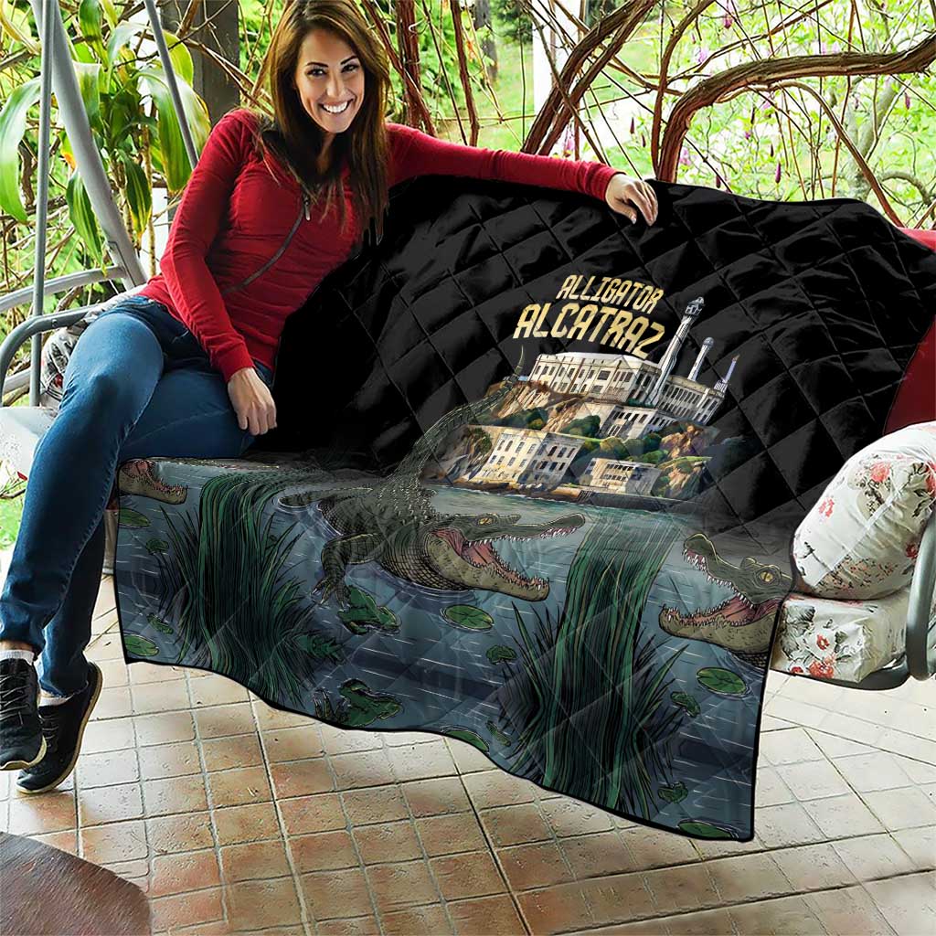 Everglades Alligator Alcatraz Florida Quilt - Wonder Print Shop