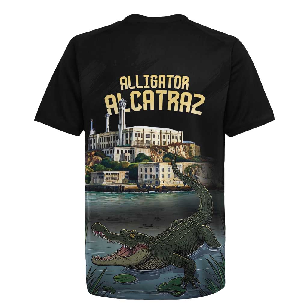 Everglades Alligator Alcatraz Florida Rugby Jersey - Wonder Print Shop