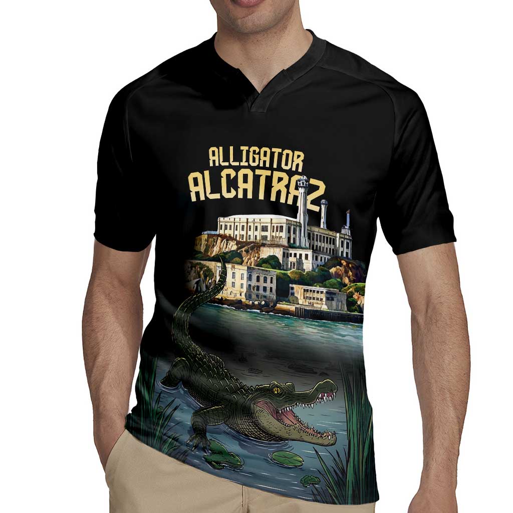 Everglades Alligator Alcatraz Florida Rugby Jersey - Wonder Print Shop