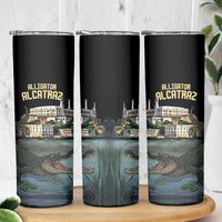 Everglades Alligator Alcatraz Florida Skinny Tumbler - Wonder Print Shop