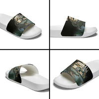 Everglades Alligator Alcatraz Florida Slide Sandals - Wonder Print Shop