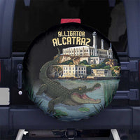Everglades Alligator Alcatraz Florida Spare Tire Cover - Wonder Print Shop