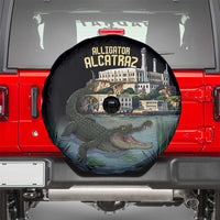 Everglades Alligator Alcatraz Florida Spare Tire Cover - Wonder Print Shop