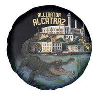 Everglades Alligator Alcatraz Florida Spare Tire Cover - Wonder Print Shop