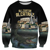 Everglades Alligator Alcatraz Florida Sweatshirt - Wonder Print Shop