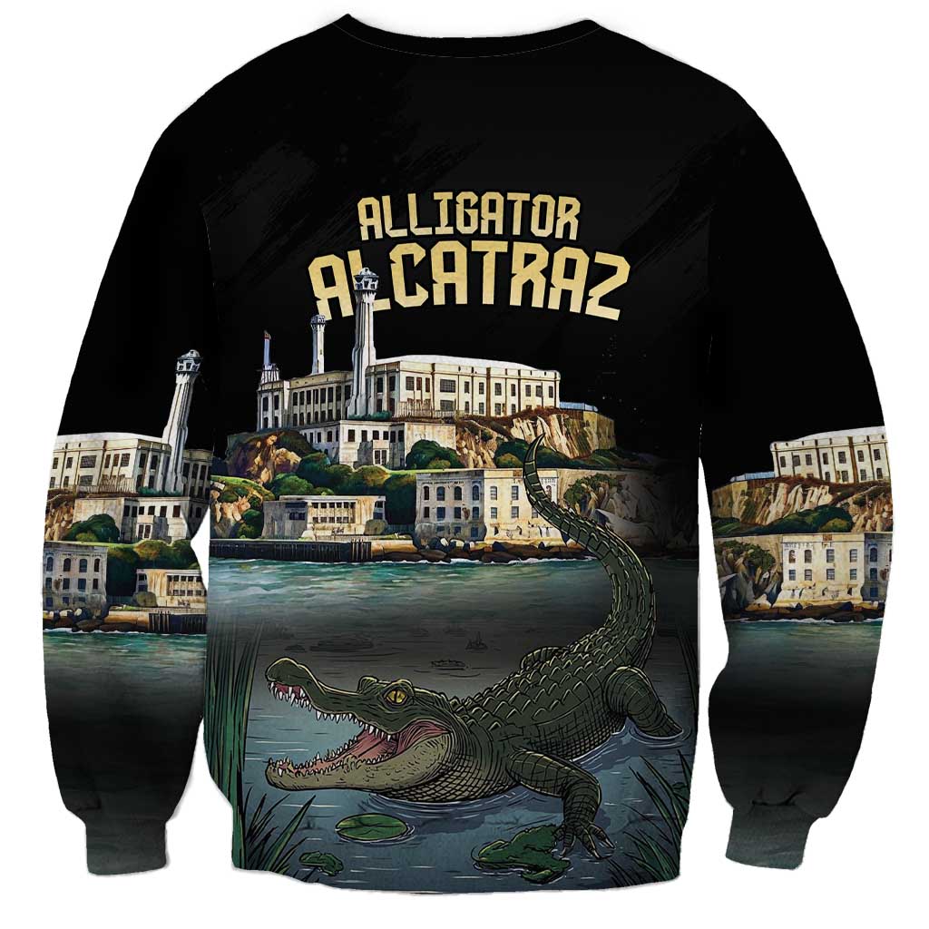 Everglades Alligator Alcatraz Florida Sweatshirt - Wonder Print Shop