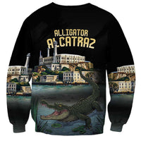 Everglades Alligator Alcatraz Florida Sweatshirt - Wonder Print Shop
