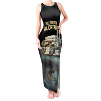 Everglades Alligator Alcatraz Florida Tank Maxi Dress - Wonder Print Shop